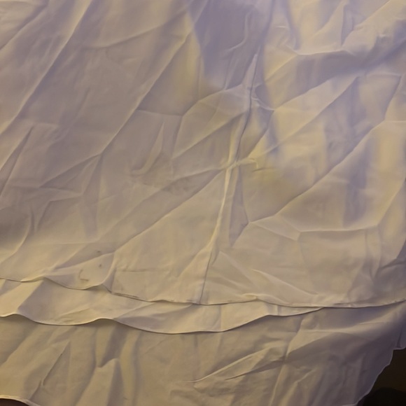 Lace Illusion Back Chiffon Tall Plus Wedding Dress by David’s Bridal - Picture 8 of 10